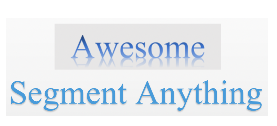 Awesome Segment Anything